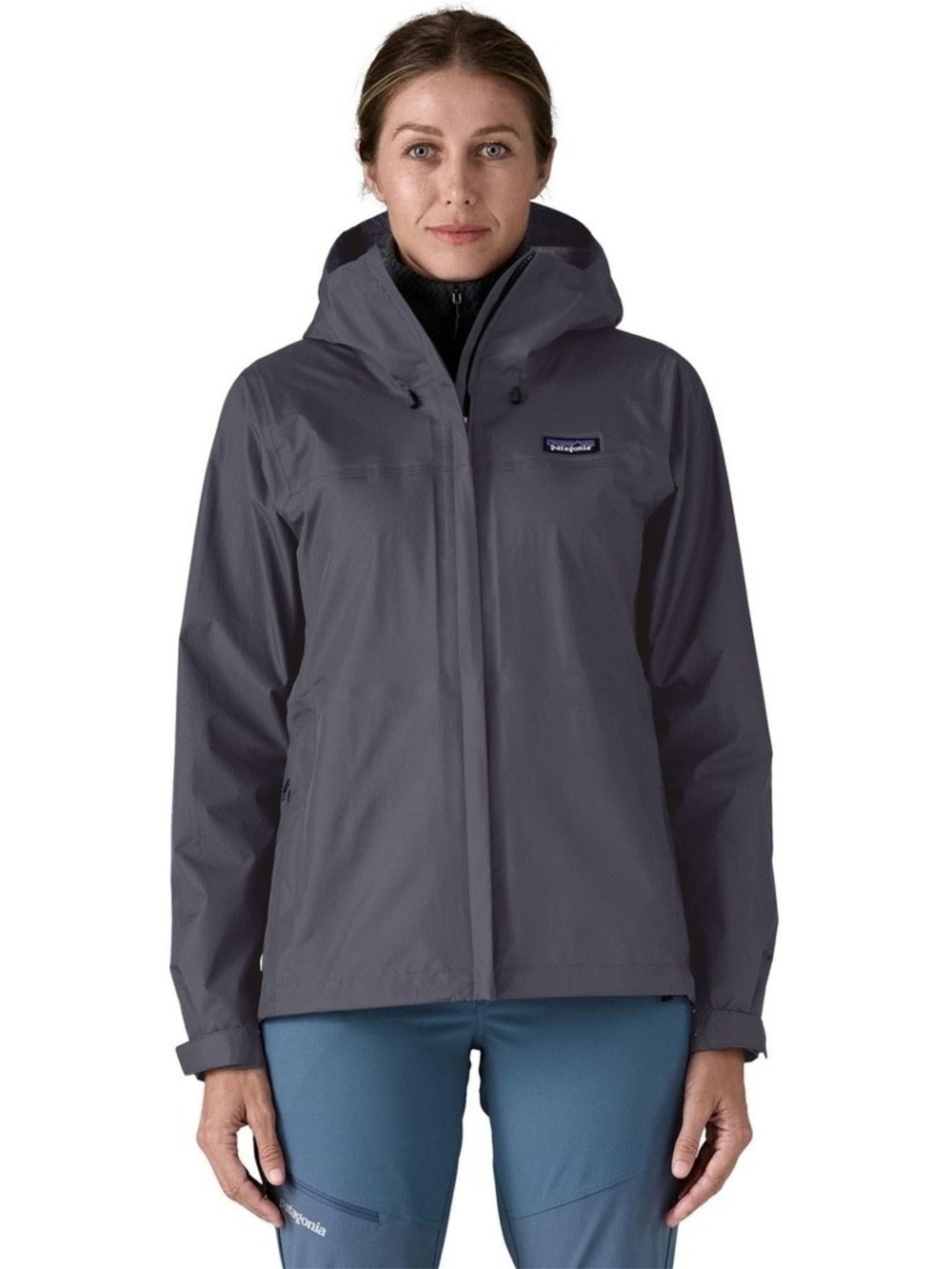 Patagonia Torrentshell 3L Women's Rain Jacket in Smolden Blue Size XS